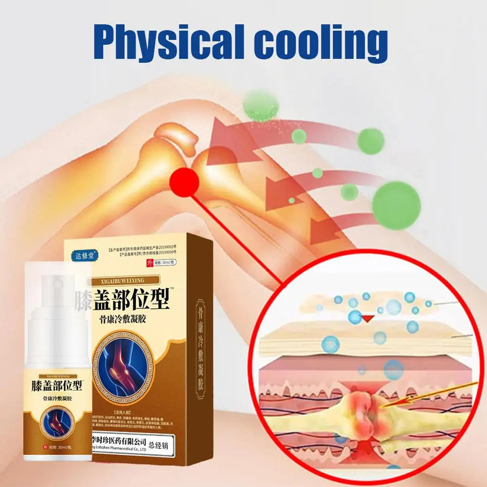 Knee Joint Pain Relief Spray Cold Compress Lumber Spine Muscle 30ml Care Treatment Pain Spray Health Arthritis Ache K5K1