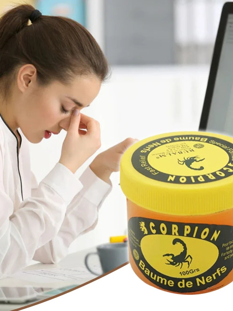 30g Ointment Scorpion Peppermint Cream Rheumatism, Low Back Pain, Sciatica, Bruises, Cramps, and Relieves Muscle Fatigue