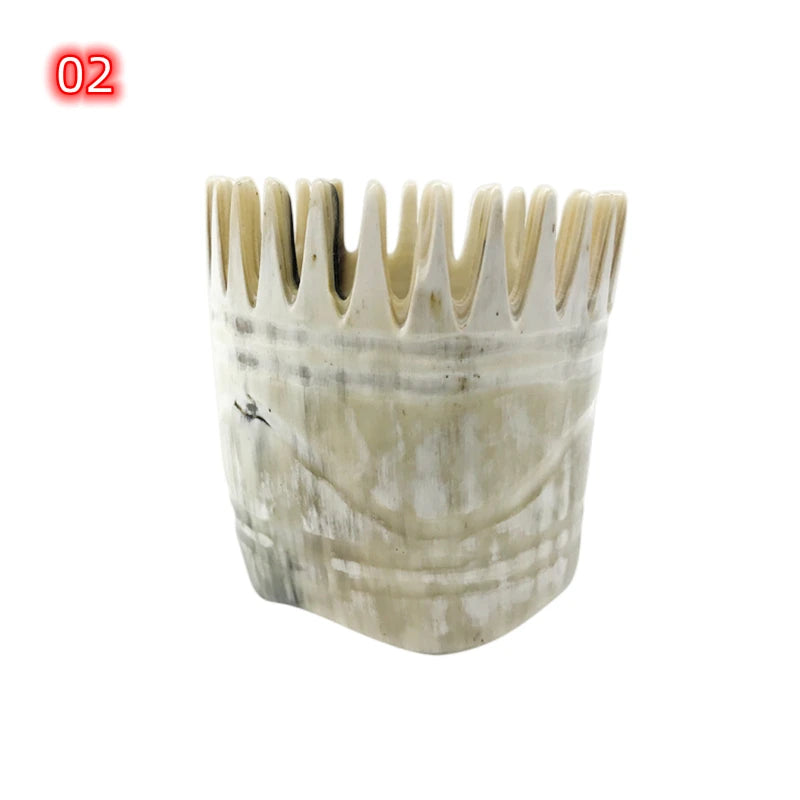 Natural Ox Horn Acupoint Gua Sha Massage Comb Tool Scraping Head Blood Circulation Reduce Pain Hair Wash Brush Neck Body Guasha