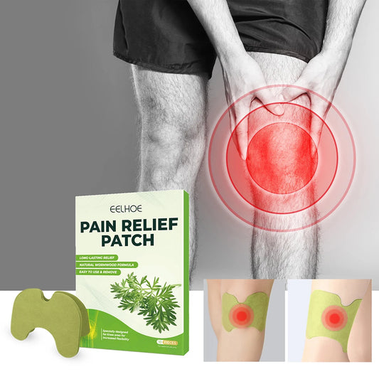 10pcs Knee Joint Pastes Natural Formula Back Pain Plaster Patch Long-lasting Relief Arthritis Stiffness Paste for Sports Sprains