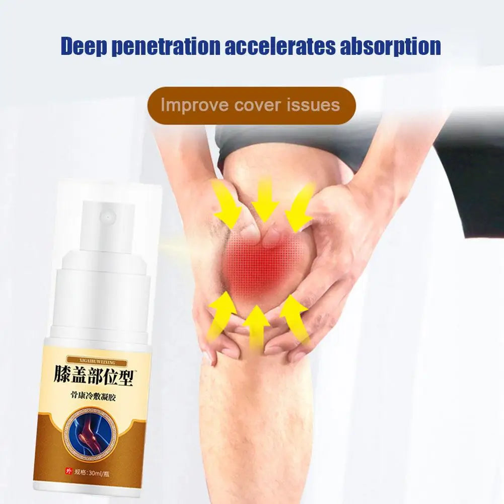 Knee Joint Pain Relief Spray Cold Compress Lumber Spine Muscle 30ml Care Treatment Pain Spray Health Arthritis Ache K5K1